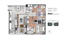 Foto 2 de Apartamento com 3 Quartos à venda, 94m² em Cabral, Curitiba