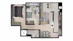 Foto 3 de Apartamento com 2 Quartos à venda, 55m² em Canadá, Cascavel