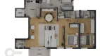 Foto 3 de Apartamento com 2 Quartos à venda, 121m² em Brooklin, São Paulo