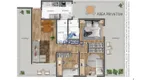 Foto 8 de Apartamento com 3 Quartos à venda, 70m² em Caiçara Adeláide, Belo Horizonte