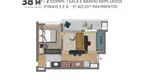 Foto 12 de Apartamento com 1 Quarto à venda, 37m² em Butantã, São Paulo