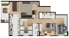 Foto 29 de Apartamento com 3 Quartos à venda, 84m² em Loteamento Villa Branca, Jacareí