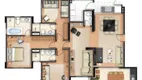 Foto 4 de Apartamento com 3 Quartos à venda, 128m² em Pinheiros, São Paulo