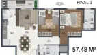 Foto 12 de Apartamento com 2 Quartos à venda, 61m² em Mirim, Praia Grande