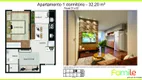 Foto 3 de Apartamento com 2 Quartos à venda, 37m² em Vila Moinho Velho, São Paulo