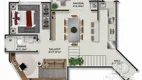 Foto 6 de Apartamento com 2 Quartos à venda, 96m² em Itacorubi, Florianópolis