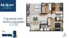 Foto 25 de Apartamento com 3 Quartos à venda, 62m² em Centro, Pinhais