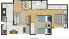 Foto 13 de Apartamento com 2 Quartos à venda, 39m² em Ayrosa, Osasco