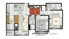 Foto 2 de Apartamento com 2 Quartos à venda, 69m² em Sete de Setembro, Gaspar