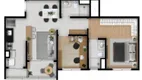 Foto 5 de Apartamento com 2 Quartos à venda, 61m² em Mansões Santo Antônio, Campinas