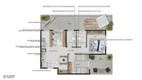 Foto 3 de Apartamento com 2 Quartos à venda, 48m² em Residencial Cidade Jardim, São José do Rio Preto