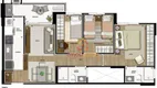 Foto 39 de Apartamento com 3 Quartos para alugar, 71m² em Vila Siam, Londrina