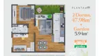 Foto 7 de Apartamento com 2 Quartos à venda, 47m² em Saltinho, Paulínia