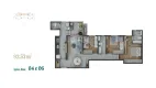 Foto 10 de Apartamento com 3 Quartos à venda, 90m² em Vila da Serra, Nova Lima