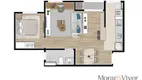 Foto 7 de Apartamento com 2 Quartos à venda, 44m² em Campo Comprido, Curitiba