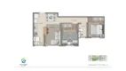 Foto 3 de Apartamento com 2 Quartos à venda, 45m² em Camargos, Belo Horizonte