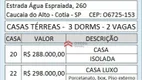 Foto 12 de Casa de Condomínio com 3 Quartos à venda, 110m² em Agua Espraiada, Cotia