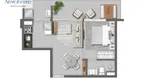 Foto 4 de Apartamento com 1 Quarto para alugar, 48m² em Pinheiros, São Paulo