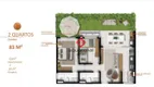 Foto 15 de Apartamento com 1 Quarto à venda, 31m² em Cumbuco, Caucaia