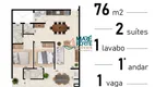 Foto 11 de Apartamento com 2 Quartos à venda, 76m² em Praia das Toninhas, Ubatuba