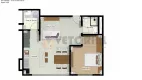 Foto 7 de Apartamento com 1 Quarto à venda, 53m² em Indaiá, Caraguatatuba