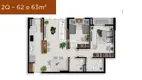 Foto 21 de Apartamento com 2 Quartos à venda, 63m² em Vila Rosa, Goiânia