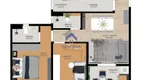 Foto 5 de Apartamento com 2 Quartos à venda, 65m² em Residencial Portal da Mantiqueira, Taubaté