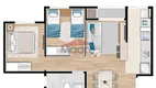 Foto 5 de Apartamento com 2 Quartos à venda, 44m² em Ecoville, Curitiba