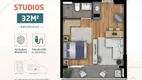 Foto 19 de Apartamento com 1 Quarto à venda, 44m² em Jardim Botânico, Curitiba