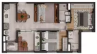 Foto 32 de Apartamento com 2 Quartos à venda, 67m² em Vossoroca, Votorantim