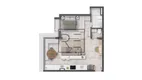 Foto 11 de Apartamento com 1 Quarto à venda, 49m² em Nova Campinas, Campinas