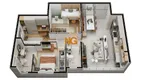 Foto 7 de Apartamento com 3 Quartos à venda, 59m² em Estoril, Belo Horizonte