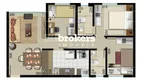 Foto 54 de Apartamento com 3 Quartos à venda, 60m² em Boa Vista, Curitiba