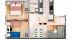 Foto 10 de Apartamento com 2 Quartos à venda, 44m² em Flávio Marques Lisboa, Belo Horizonte