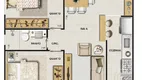 Foto 2 de Apartamento com 2 Quartos à venda, 58m² em Liberdade, Resende