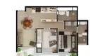 Foto 6 de Apartamento com 2 Quartos à venda, 53m² em Água Verde, Curitiba
