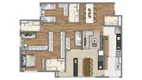 Foto 21 de Apartamento com 3 Quartos à venda, 121m² em Nova Campinas, Campinas