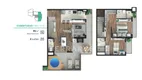 Foto 17 de Apartamento com 2 Quartos à venda, 90m² em Mercês, Curitiba