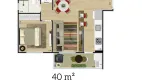 Foto 16 de Apartamento com 1 Quarto para venda ou aluguel, 40m² em Jardim Anália Franco, São Paulo