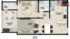 Foto 4 de Apartamento com 1 Quarto à venda, 50m² em Stella Maris, Salvador