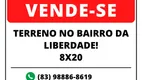 Foto 2 de Lote/Terreno à venda, 160m² em Liberdade, Campina Grande