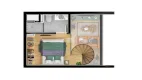 Foto 17 de Apartamento com 1 Quarto à venda, 37m² em Água Verde, Curitiba