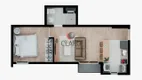 Foto 4 de Apartamento com 1 Quarto à venda, 34m² em Alto da Glória, Curitiba