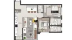 Foto 3 de Apartamento com 2 Quartos à venda, 80m² em Brooklin, São Paulo