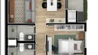 Foto 4 de Apartamento com 2 Quartos à venda, 57m² em Boa Vista, Curitiba