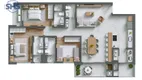 Foto 11 de Apartamento com 3 Quartos à venda, 123m² em Itacolomi, Balneário Piçarras