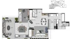 Foto 14 de Apartamento com 3 Quartos à venda, 131m² em Cabral, Curitiba