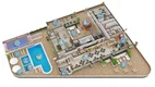 Foto 2 de Apartamento com 2 Quartos à venda, 66m² em Vila Caicara, Praia Grande