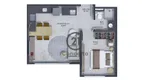 Foto 3 de Apartamento com 1 Quarto à venda, 42m² em Estreito, Florianópolis
