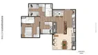 Foto 4 de Apartamento com 3 Quartos à venda, 67m² em Vl Bandeirantes, São Paulo